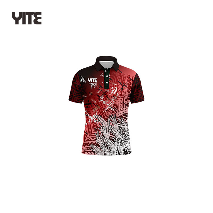 Custom sublimation dart t shirts dart shirts with pocket jersey shirts design for dart hot sale