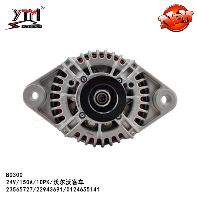 BO300 alternator 24V 150A 10PK for Volvo bus 23565727 22943691 0124655141