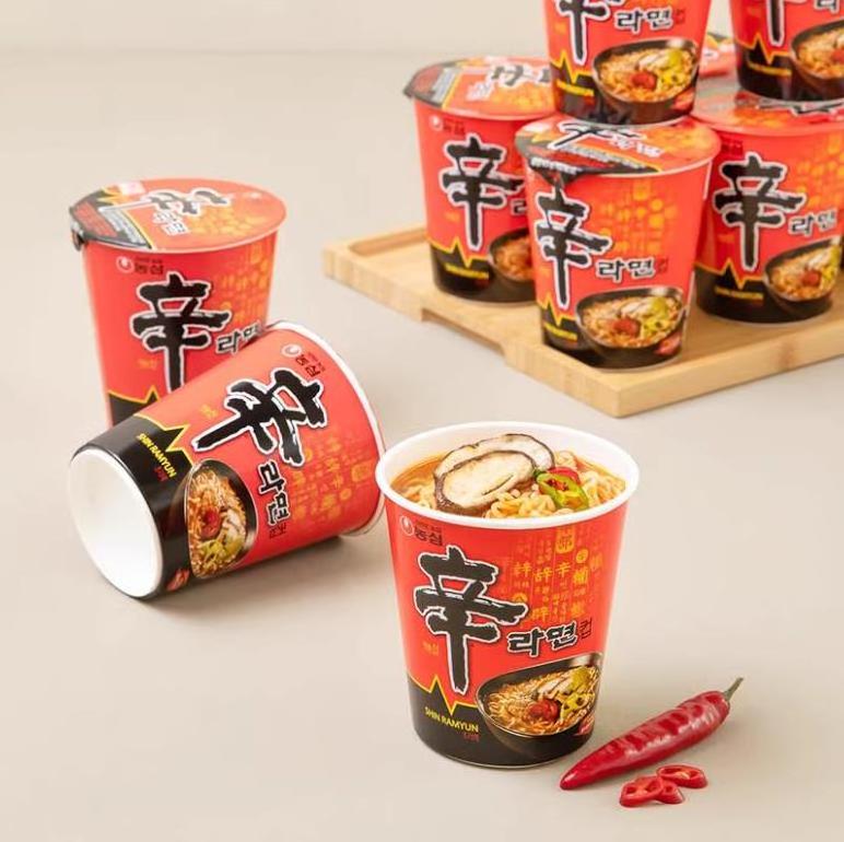 Nongshim shin ramen noodles instant food korean noodles 65g savory & rich