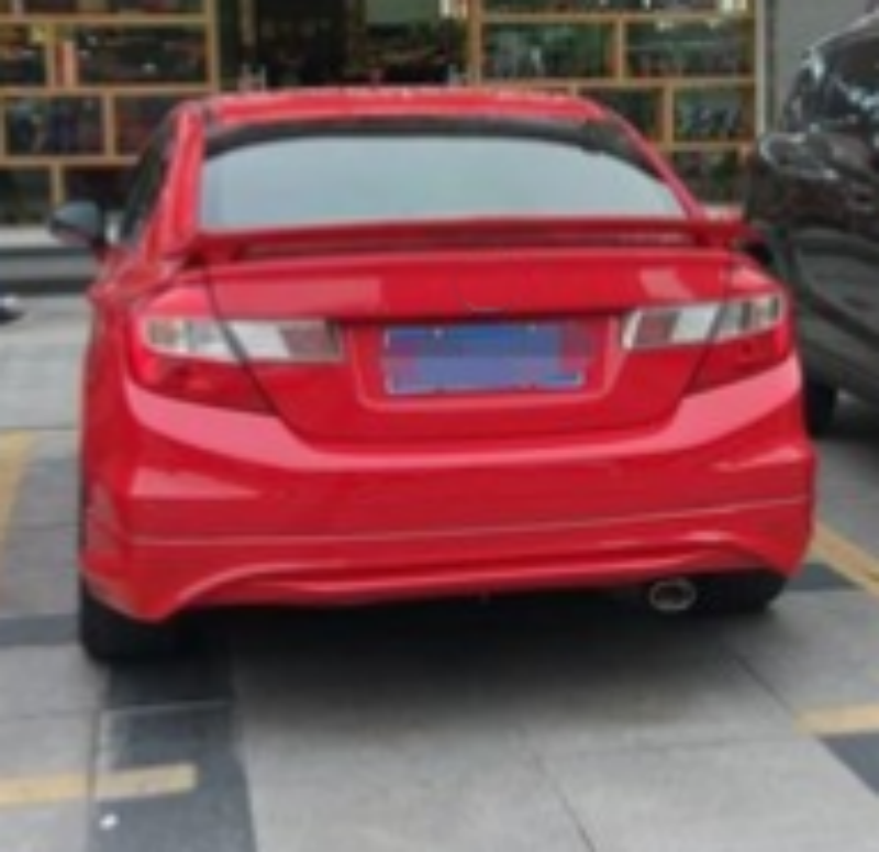 Auto Body Systems Wide Body Kit Pp Car Rear Diffuser Lip Bumper Part For Honda CIVIC 2009 2010 2011