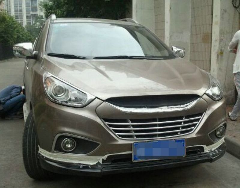 Wide Body Kit For Hyundai Elantra IX35 2010 2011 2012 ,the Pp Auto Body Systems includes Car Front Diffuser Lip Bumper Part