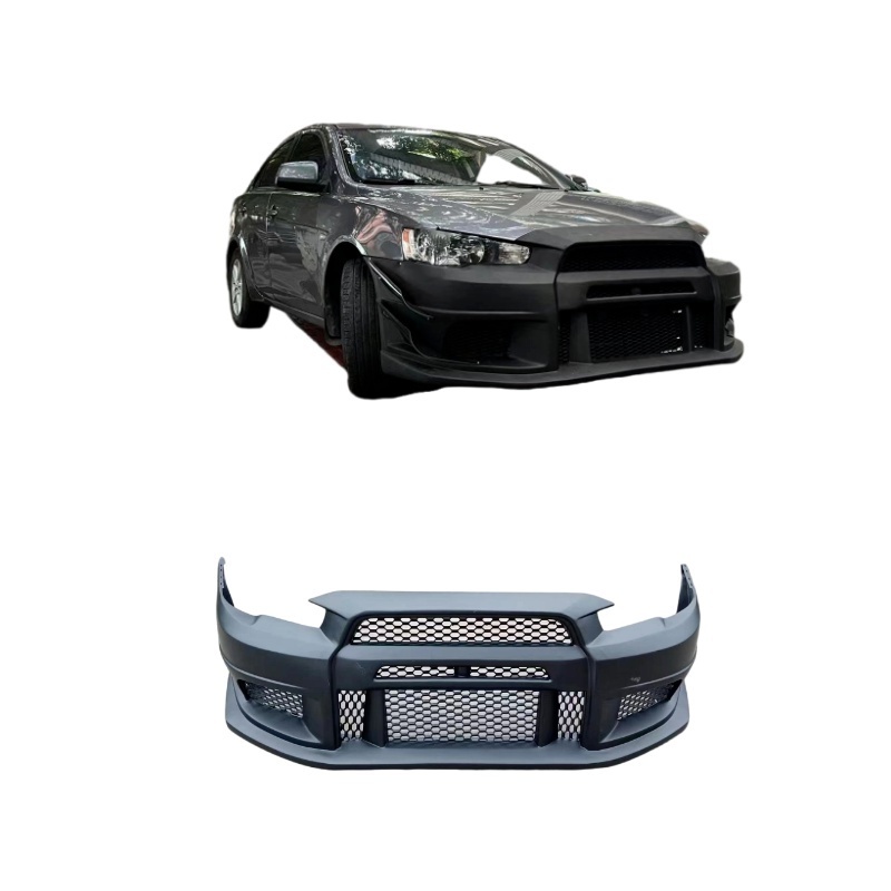 Aftermarket parts Body Kit Pp Car Front Bumper For Mitsubishi Lancer-ex 2009-2015 GTR