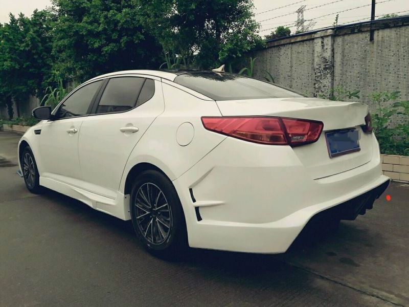 Body Kit For KIA K5 2014 2015 ,the Pp Aftermarket parts includes Car Side Skirt Bumper