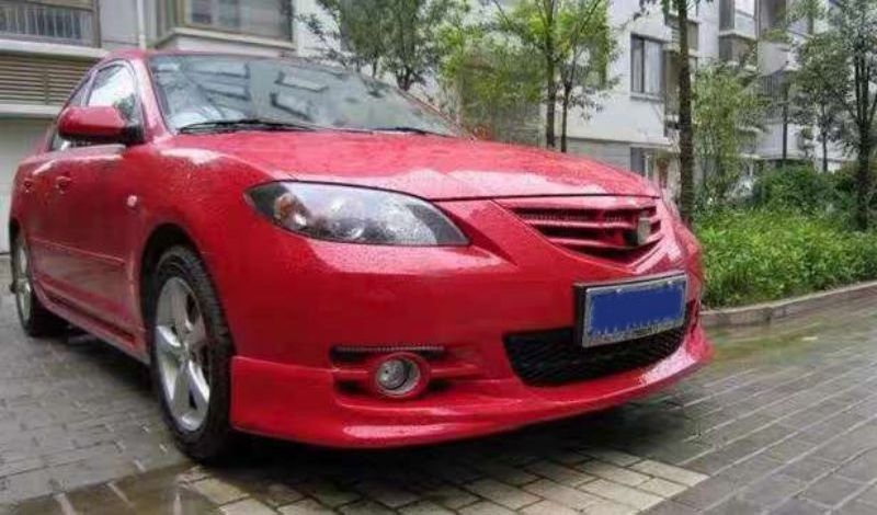 Wide Body Kit For Mazda3 2006 2007 2008 2009 ,the Pp Auto Body Systems includes Front Bumper Lip,Rear Bumper Lip,Side Skirt