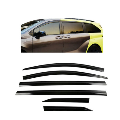 Car Sun Guard Rain Weather Shield Wind Deflector Door Window Visor For Toyota Sienna 2021 Type B