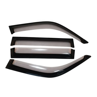 Acrylic Car Rain Shield Guard Wind Deflector Door Window Visor For Toyota Land Cruiser FJ80 1992-1998