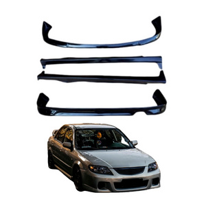 Wide Body Kit For Mazda familia  ,the Pp Auto Body Systems includes Front Rear Bumper Lip,Side Skirt