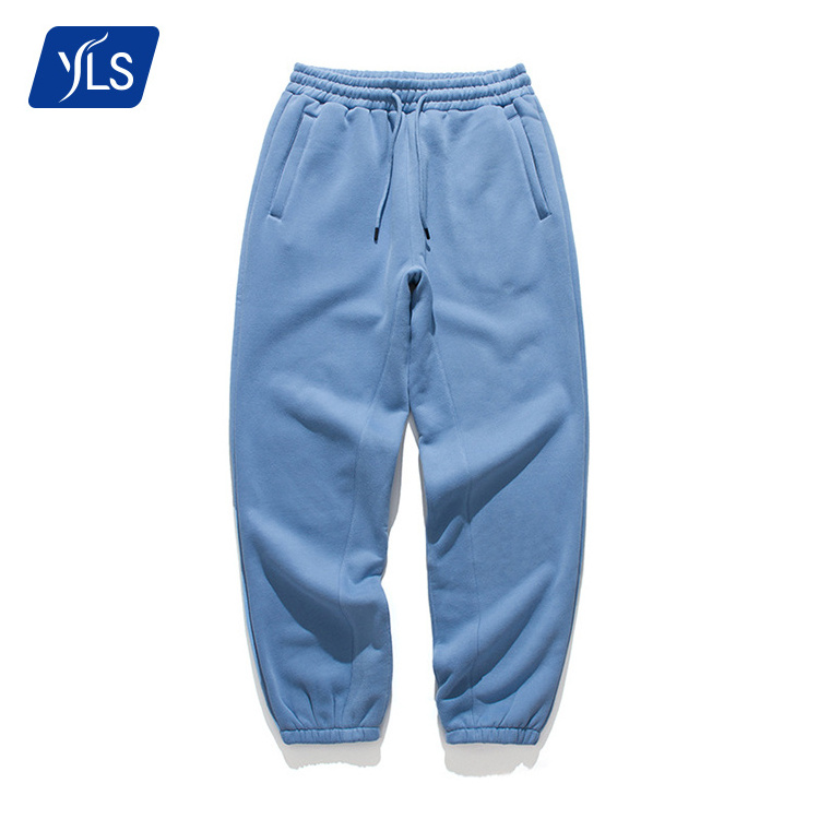 YLS Wholesale New Style Street Wear Baggy Sweatpants Brushed Cotton Workout Blank Jogger Track Pants For Men