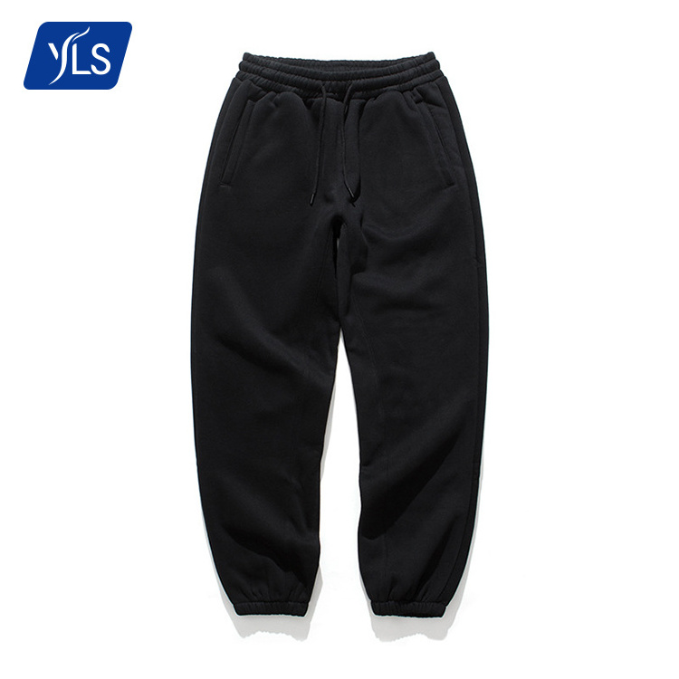 YLS Wholesale New Style Street Wear Baggy Sweatpants Brushed Cotton Workout Blank Jogger Track Pants For Men