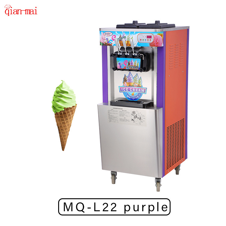 commercial electric automatic frozen fruit mini soft serve ice cream makers small with compressor machine italian