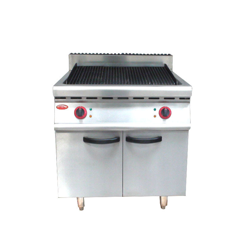 Commercial electric stainless steel hot stone Lava Rock Grill for barbecue