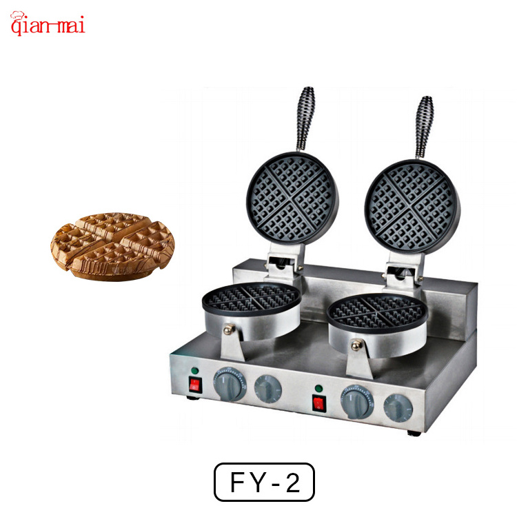 belgian gas electric mini commercial industrial vertical four spaces honeycomb double cuisinart waffle maker machine