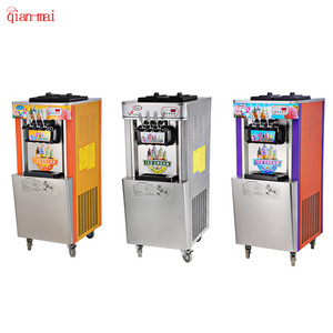 commercial electric automatic frozen fruit mini soft serve ice cream makers small with compressor machine italian