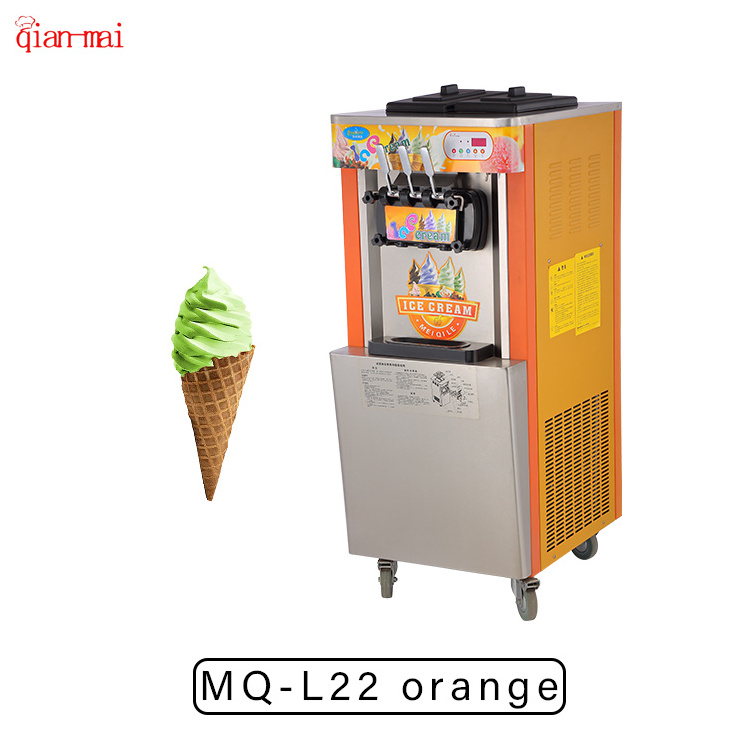 commercial electric automatic frozen fruit mini soft serve ice cream makers small with compressor machine italian