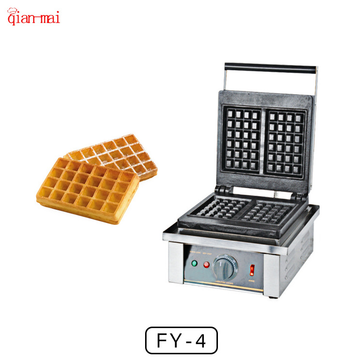 belgian gas electric mini commercial industrial vertical two spaces square  honeycomb double cuisinart waffle maker machine