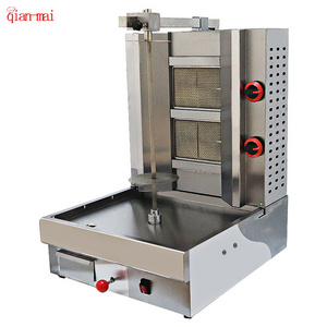 High Top Quality 2-Burner Kebab Grill Doner Kebab Maker Stainless Steel Automatic 2-Burner Shawarma Machine For Food Grade