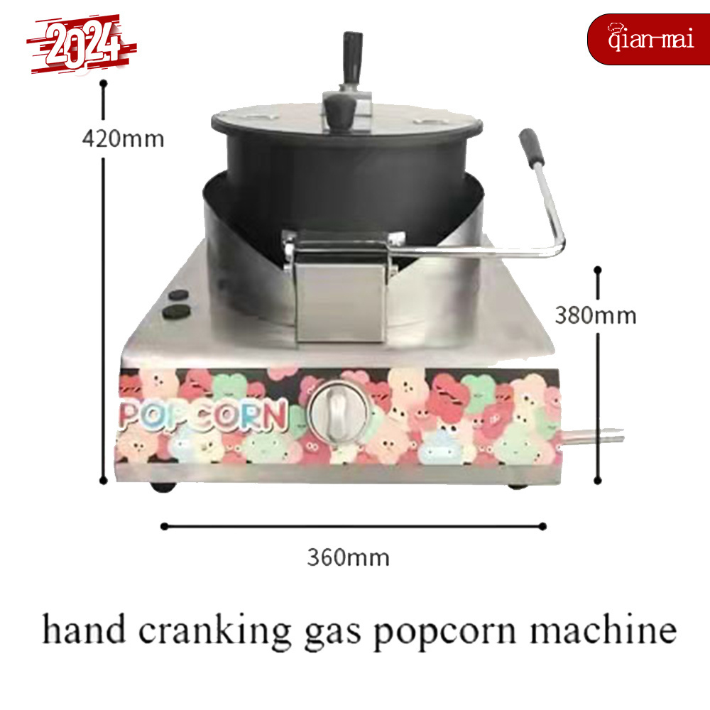 Premium Industrial Popcorn Wonder Machine Gas & Electric-Powered Gourmet Caramel Delight Hot air mini Warmer