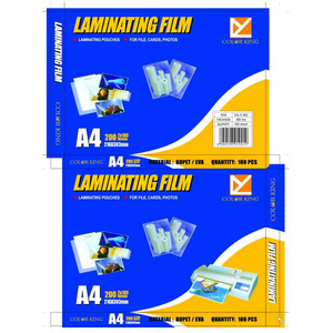 Guangzhou Yuhan supplier wholesale  Color king Laminating Pouches Film A4 100micron PET+EVA Lamination plastic Film