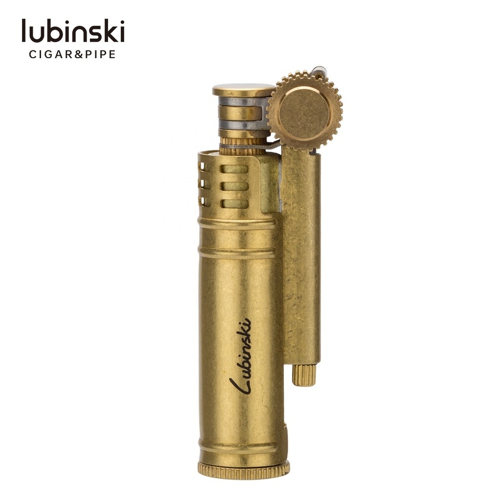 Guangzhou Yujia 2020 Portable Gold Flint Cigar Lighter For Wholesale YJA-10002