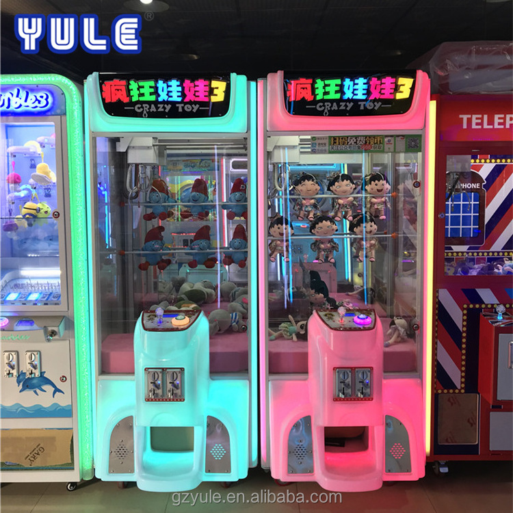 crazy clown arcade game machine desktop crazy toy diy crane claw machine crazy arcade game station usa popular game machine