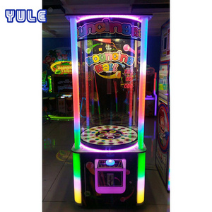 Coin operated bingo drop kids throwing ball turntball redemption prize arcade bowling lottery game machine