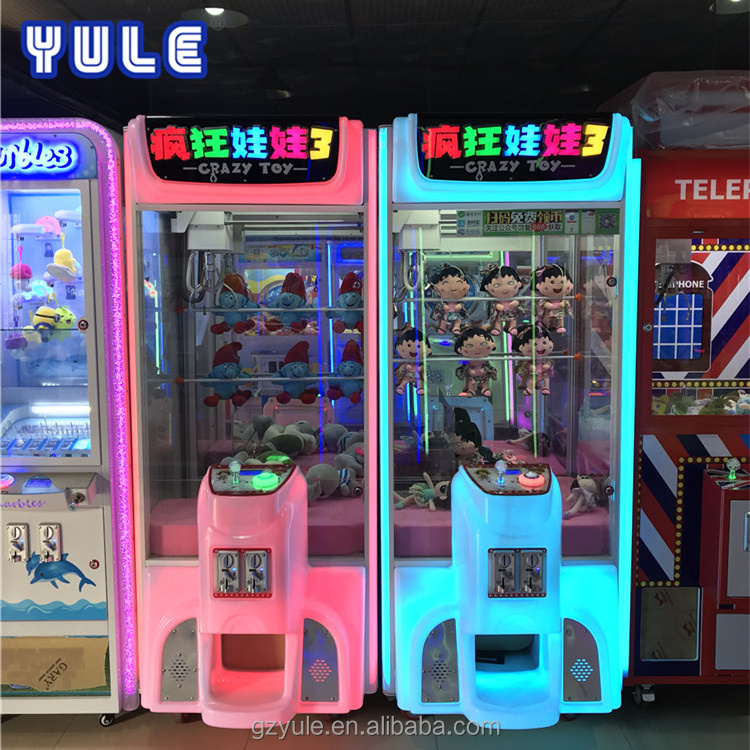 crazy clown arcade game machine desktop crazy toy diy crane claw machine crazy arcade game station usa popular game machine