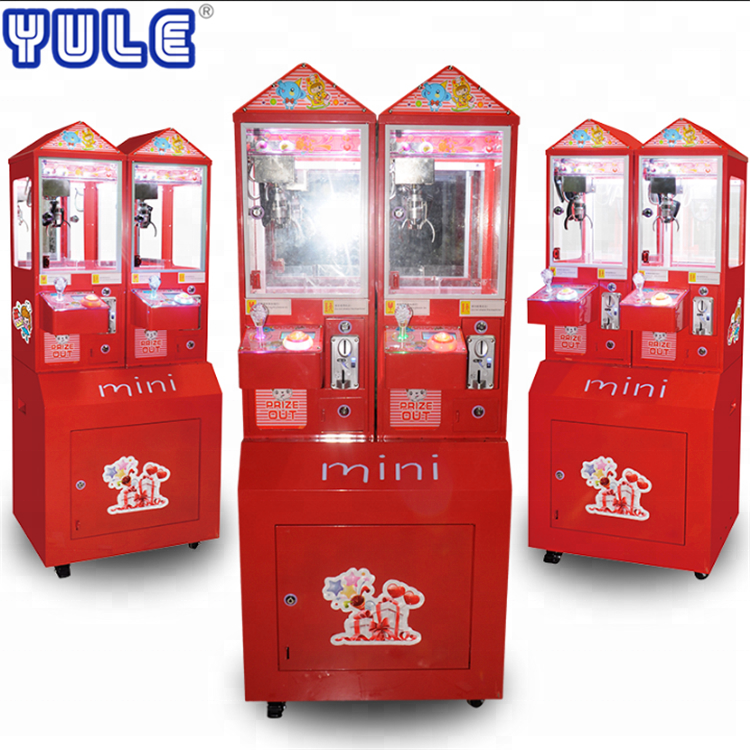 mini claw machine with bill is scepter and key/mini claw machine candy small vending game/mini claw machine with cash acceptor