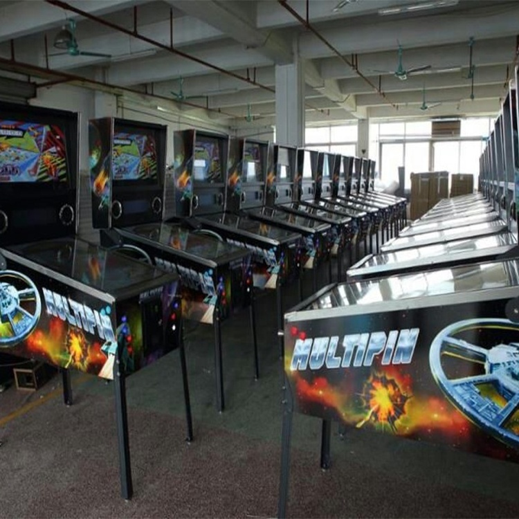 2 screens folding 3d used virtual pinball table shooting machine 2 Screen Arcade Pinball Vending Game Machine