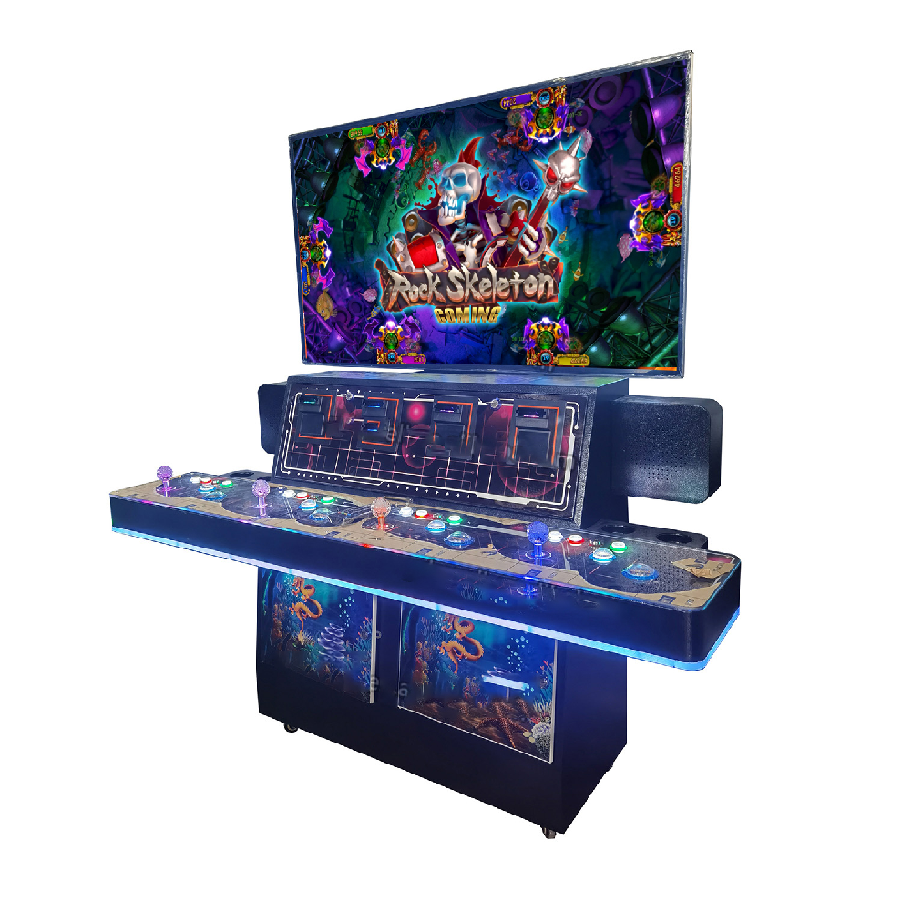 2023 Hot Sale Standing 4 player standing fish game Table/Fish Game Machine/Fish Game Cabinet