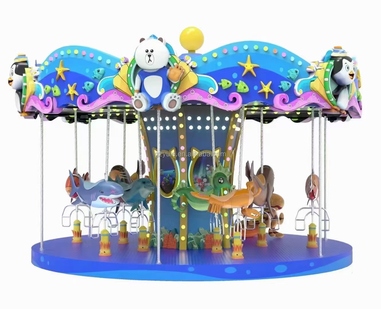 merry go round carousel for sale kids outdoor amusement park kids merry go round playground-merry-go-round