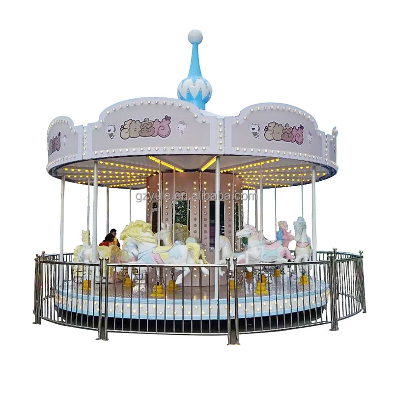 merry go round carousel for sale kids outdoor amusement park kids merry go round playground-merry-go-round