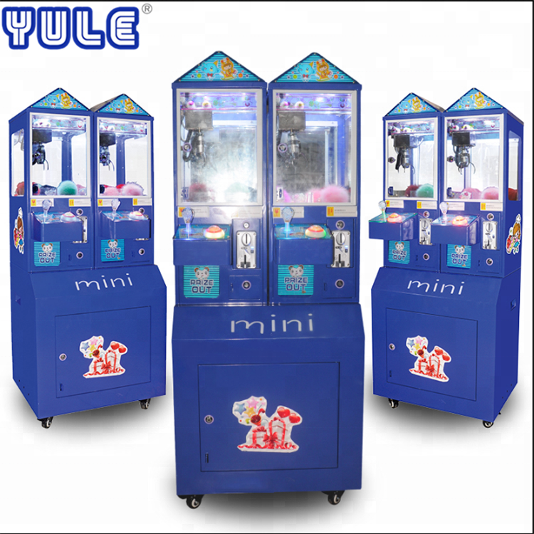 mini claw machine with bill is scepter and key/mini claw machine candy small vending game/mini claw machine with cash acceptor