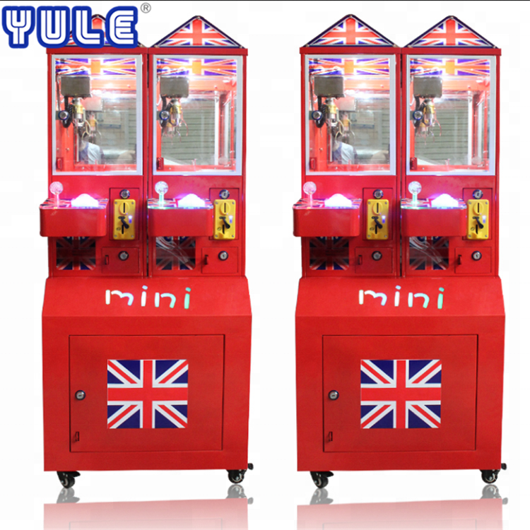 mini claw machine with bill is scepter and key/mini claw machine candy small vending game/mini claw machine with cash acceptor