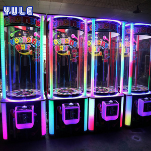 Kids Coin Operated Jump Bingo Ball Lottery Ticket Monster Drop Ball Redemption Ticket Prize Game Machine