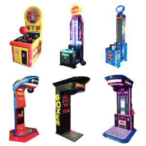 Yule Factory Electronic Gaming Boxing Machine Price Arcade Game Coin Operated Boxer Boxing Punch Machine