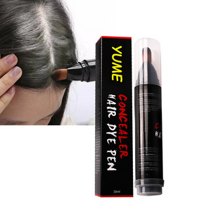 Private Label Root Touch Up Semi-permanent Root Cover Gray Hair Coloring Stick Hair Dye Pen