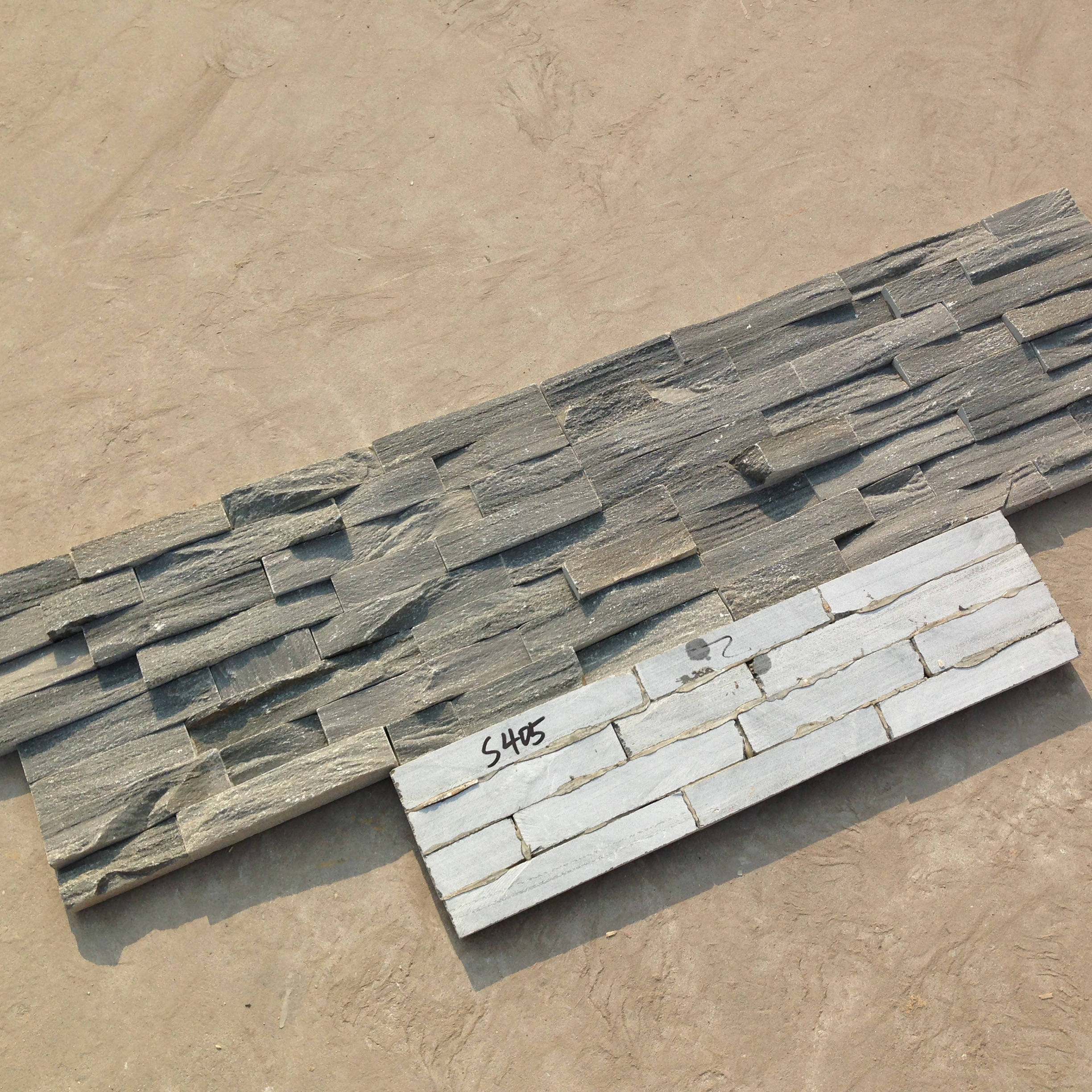 irregular paving stone random flagstone Split Natural Rough Slate Tile Natural Outdoor Paving Meshed Flagstone