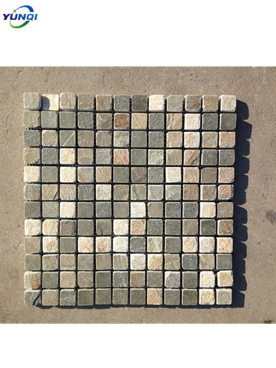 Meshed Net Cut Paving paving stone floor tiles Cultural Stone Stacked Panel Decoration Natural Stone