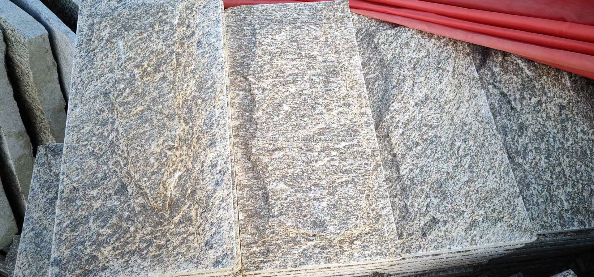 tiger mushroom marble stone natural face stone Culture Decorative Panel Nature Exterior Wall cement stacked Stone