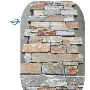 Blue Quartz Crazy Pavers Culture Stone Corner Stack Veneers Stone Ledge Stone For Exterior Wall Cladding