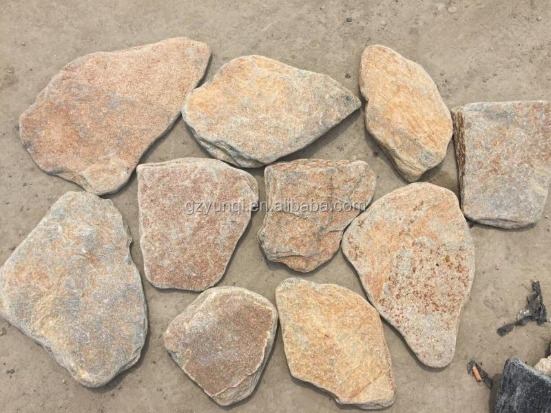 irregular paving stone random flagstone Split Natural Rough Slate Tile Natural Outdoor Paving Meshed Flagstone