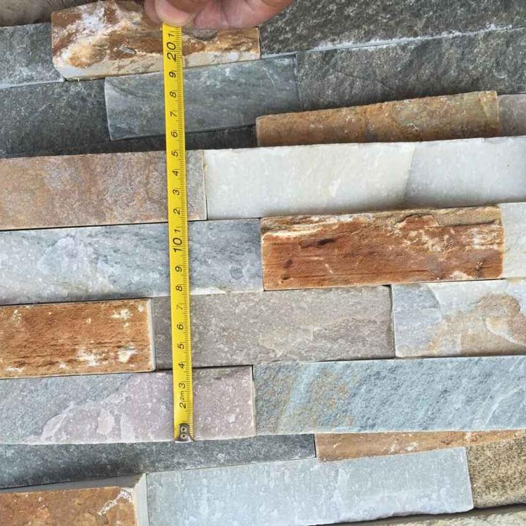 yellow Quartzite wall cladding stone for bluding for rattan decorative outdoor stone wall tiles