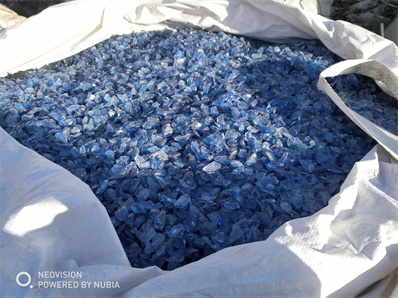 Sea Blue Slag Glass Rocks For Garden green landscaping glass rocks crushed glass bulk for crafts