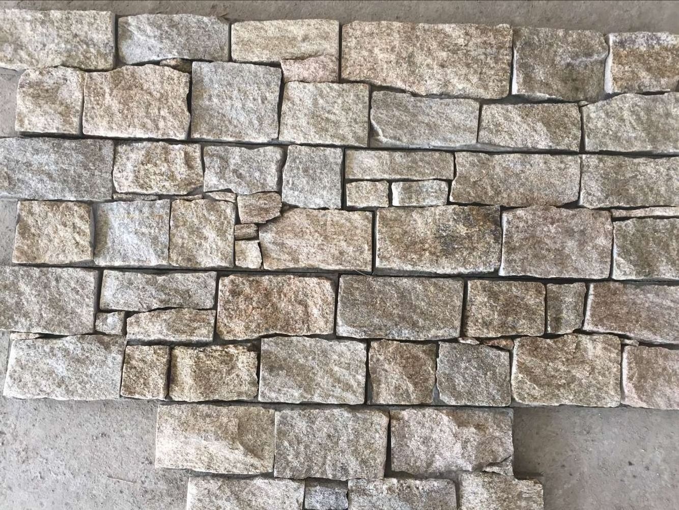 Blue Quartz Crazy Pavers Culture Stone Corner Stack Veneers Stone Ledge Stone For Exterior Wall Cladding