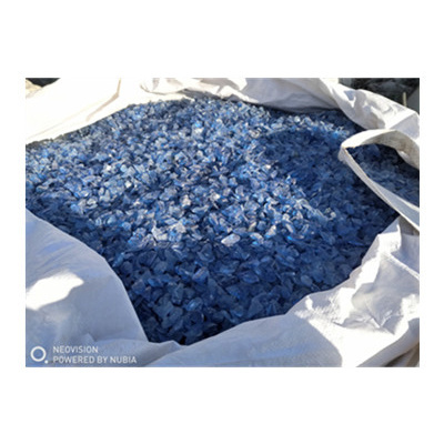 Sea Blue Slag Glass Rocks For Garden green landscaping glass rocks crushed glass bulk for crafts