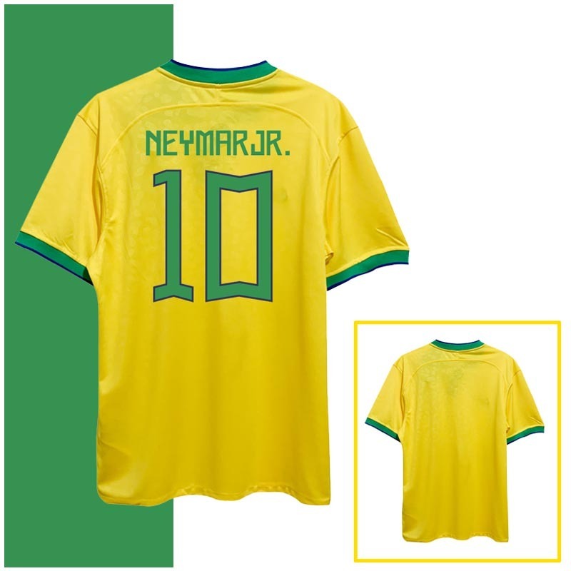 Low Price 23 24 22 10 Neymar Soccer Jersey Final Edition Latest Design Brazil Jersey Price Team Football Uniform Kit