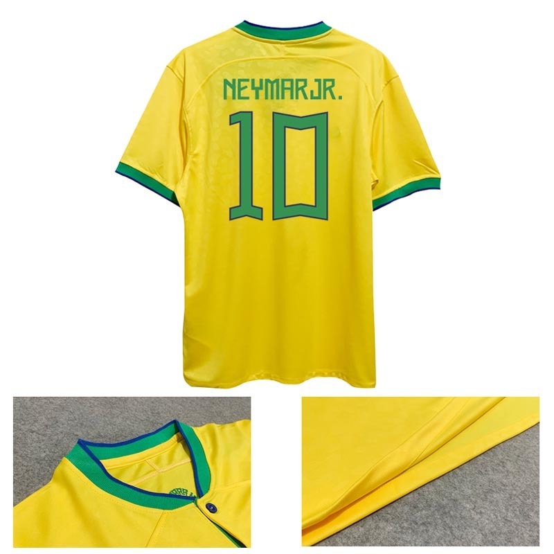 Low Price 23 24 22 10 Neymar Soccer Jersey Final Edition Latest Design Brazil Jersey Price Team Football Uniform Kit