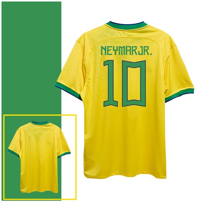 Low Price 23 24 22 10 Neymar Soccer Jersey Final Edition Latest Design Brazil Jersey Price Team Football Uniform Kit