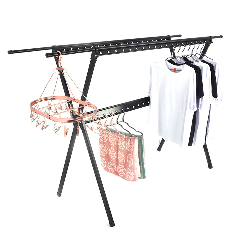 Aluminum X-Type clothing rack clothes stand rack hanger stand for clothes