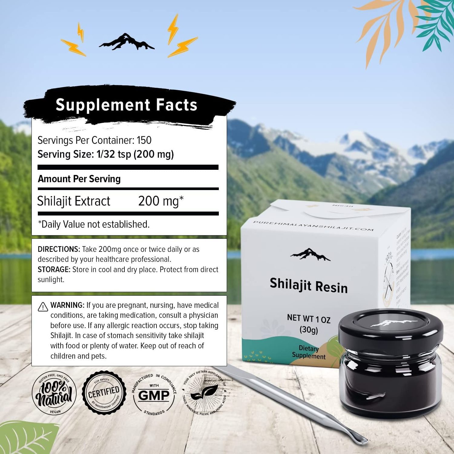 Free Design Private Label Fulvic Acid Shilajit Resin Gold Grade Pure Himalayan Shilajit Tablets Capsules Shilajit